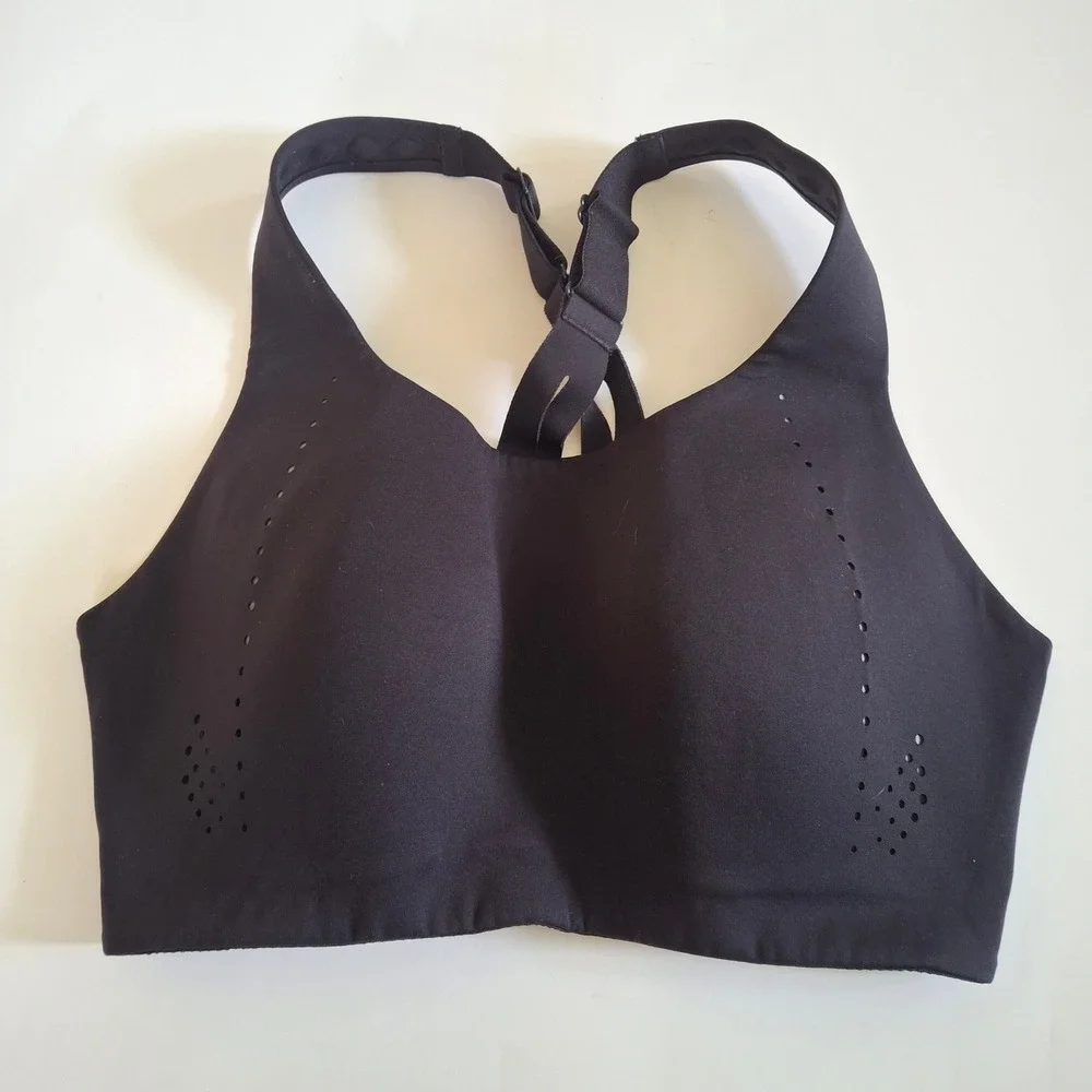 Lululemon Run Times Bra Black High Support Sports Bra 32DD